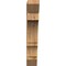 Ekena Millwork Balboa Slat Rough Sawn Bracket, Western Red Cedar, 4"W x 20"D x 24"H BKT04X20X24BOA06RWR - alternate 4